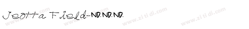 Jeotta Field字体转换
